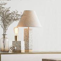 Speckle Table Lamp With Conical Shade