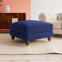 Winst Ottoman Color in Navy Blue