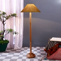 Devansh Wooden Foor Lamp