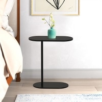 Metalsmith Iron Laptop Side Table – Black Finish