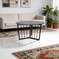 Striped Elegance Coffee Table