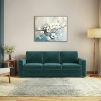Apollo High Back 3 Seater Fabric Sofa in Malibu Colour