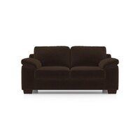 Esquel Premium 2 Seater Fabric Sofa in Dark Earth Colour