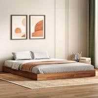 Watson Queen Size Bed In Sheesham Paper Finish