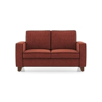 Apollo Neo Sofa (Colour : Dark Coral, Seating Capacity : 2 Seater, Cushion Type : Hard, Back Height : Regular Back)
