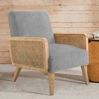 Evant Ratan Accent Chair in Grey Colour