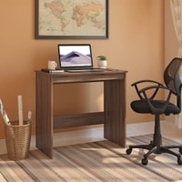 Kevin Engineered Wood Study Table in Classic Walnut Finish