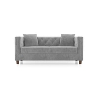 Windsor Essential 2 Seater Fabric Sofa In Granite Weave Colour