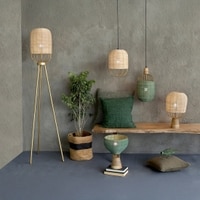 Henka Natural Handcrafted Floor Lamp
