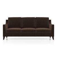 Abbey Sofa Set (Colour : Dark Earth, Cushion : Hard, Seater : 3+2+1)