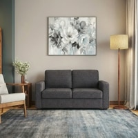 Apollo 2 Fabric Seater Sofa in Steel Colour