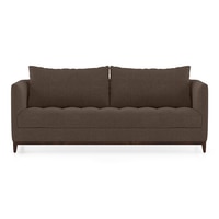 Florence Essential 3 Seater Fabric Sofa in Daschund Brown Colour