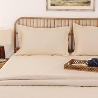 Sesame Fitted Cotton Bedsheet Set