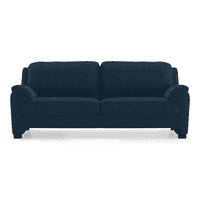 Farina Premium 3 Seater Fabric Sofa in Indigo Blue Colour