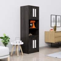 Hexa Red Crockery Unit Multipurpose Wooden Storage Cabinet in Flower Wenge Colour