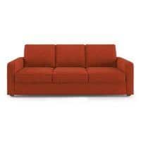 Apollo 3 Seater Fabric Sofa in Lava Colour