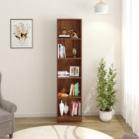 Alex Engineered Wood Bookshelf Cabinet Book Rack Organizer with 5 Shelves