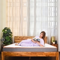 7-Zone Dual-Hard and Soft Queen Size Mattress (84 x 66 in, 8 Inches)