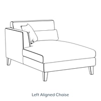 Lewis Sectional Sofa (Colour : Pearl, Cushion : Hard, Seating Capacity : Left Aligned Chaise)