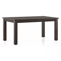 Casella 6 Seater Dining Table In Mocha Walnut Finish