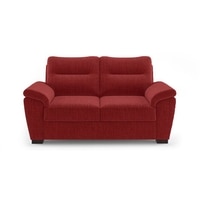 Adelaide Premium 2 Seater Fabric Sofa in Salsa Red Colour