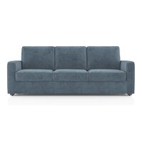 Apollo Compact Fabric Sofa (Colour : Ocean Weave, Seating Capacity : 3 Seater, Cushion Type : Soft, Back Type : Regular Back)