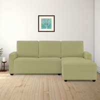 Right Aligned 2 Seater Right Aligned Chaise Lime Green Sofa Cover
