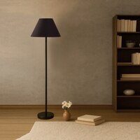 Devansh Wood Floor Lamp