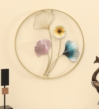 Molecules Abstract Metal Wall Decor in Multicolor Set of 1