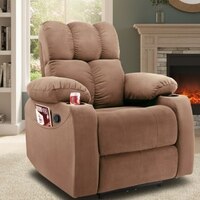 Helios Manual Cup Holder Pocket-Brown