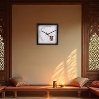 Lord Ganesha Printed Wooden Wall Clock