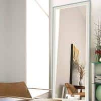 Ramjanbi Framed full length rectangular decorative and bathroom wall mirror by elegant arts and frames (Mirror size 60 inch x 20 inch )