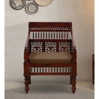 Navya 1 Seater Wooden Sofa
