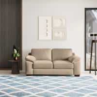 Esquel Premium 2 Seater Fabric Sofa in Biscuit Velvet Colour