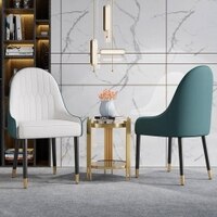 Danaja Accent Chair in Cream & Blue Colour Set 2