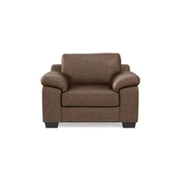 Esquel Essential 1 Seater Fabric Sofa in Mocha Colour