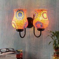 Oliver Multicolour Glass Wall Light