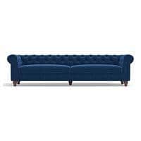 Winchester Premium 4 Seater Fabric Sofa in Cobalt Colour