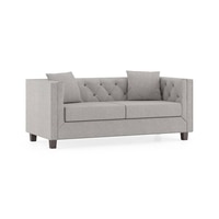 Windsor Essential 2 Seater Fabric Sofa in Vapour Grey Colour
