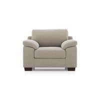 Esquel Essential 1 Seater Fabric Sofa In Oyster Beige