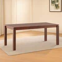 Atlas Solid Wood 6 Seater Dining Table In Honey Finish
