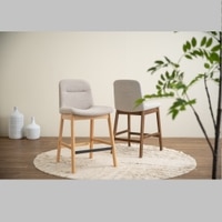 Scandinavian Arden Counter Chair Brown Cocoa Finish