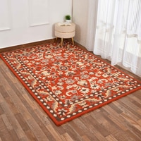 Presto Orange Traditional Hand Tufted Wool Carpet 5X7 Feet