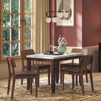 Matteo 4 Seater Dining Table with 4 Lawson Dining Chairs