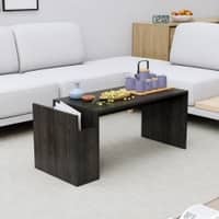 Hexa Engineered Wood Coffee Table In Flower Wenge