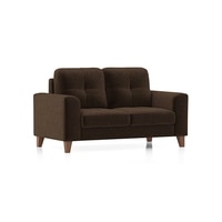 Verona Premium 2 Seater Fabric Sofa in Dark Earth Colour