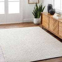 Rebecca Beige Pet Yarn Rug