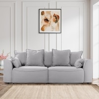 Leon 3 Seater Pull Out Sofa cum Bed  in Grey Colour