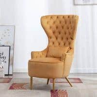 Jayeh High Back Chair in Yellow Colour