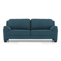 Farina Luxe 3 Seater Fabric Sofa in Colonial Blue Colour